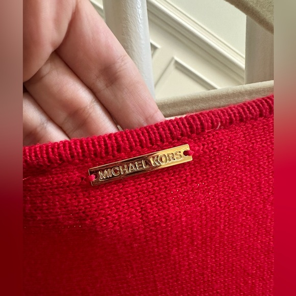 Michael Kors red Christmas sweater, size M - Picture 8 of 10